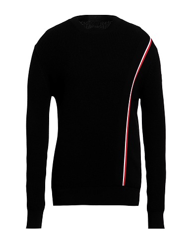 MONCLER Jumper MATT BLACK Black 100% Cotton, Polyamide