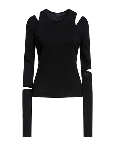 LIMI FEU Pullover Schwarz 100% Baumwolle