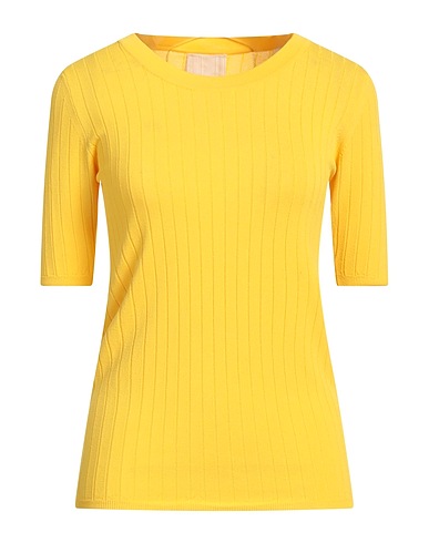 COMPAGNIA ITALIANA Jumper Yellow 65% Viscose, 35% Polyamide