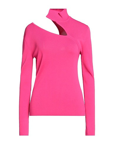 BCBGMAXAZRIA Polo neck Magenta 65% Viscose, 35% Nylon