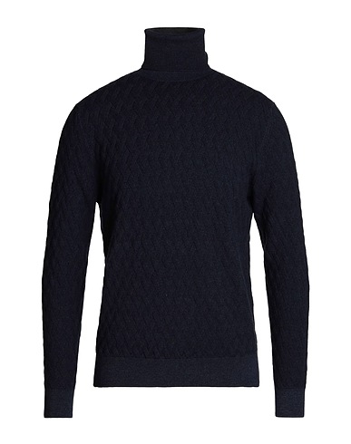 BALLANTYNE Turtleneck Midnight blue 70% Wool, 30% Cashmere