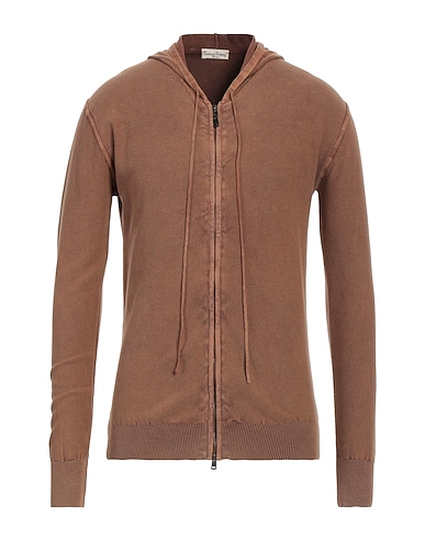 CASHMERE COMPANY Cardigan Brown 70% Cotton, 30% Silk
