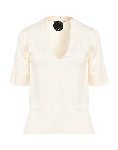 JIL SANDER Sweater Ivory 100% Virgin Wool