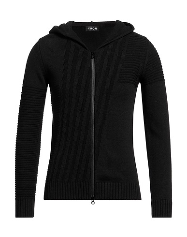 YOON Cardigan Black 50% Acrylic, 25% Virgin Wool, 15% Alpaca wool, 10% Viscose