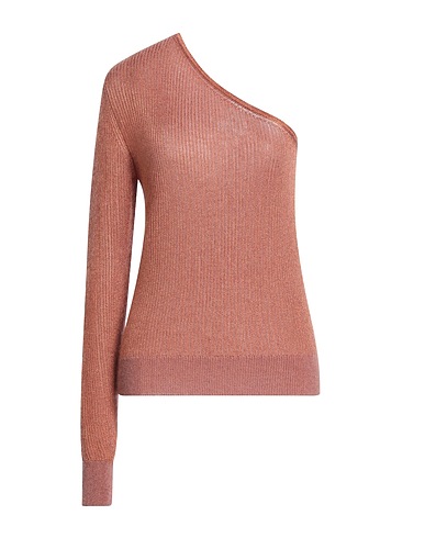 FORTE_FORTE Jumper Rust 45% Mohair wool, 35% Viscose, 20% Polyamide