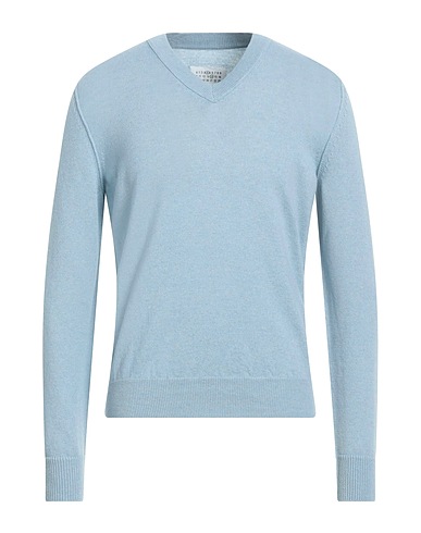 MAISON MARGIELA Cashmere jumper Sky blue 100% Cashmere