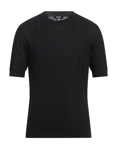 MASQ Jumper Black 75% Linen, 25% Cotton