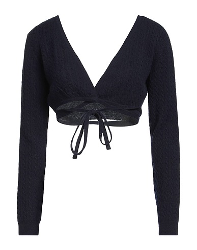 PATOU Shrug Midnight blue 90% Wool, 10% Cashmere