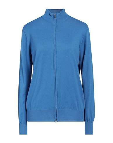 CASHMERE COMPANY Cardigan Azure 70% Cotton, 15% Cashmere, 15% Silk