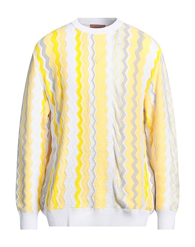 MISSONI Jumper Yellow 47% Cotton, 30% Viscose, 23% Polyamide