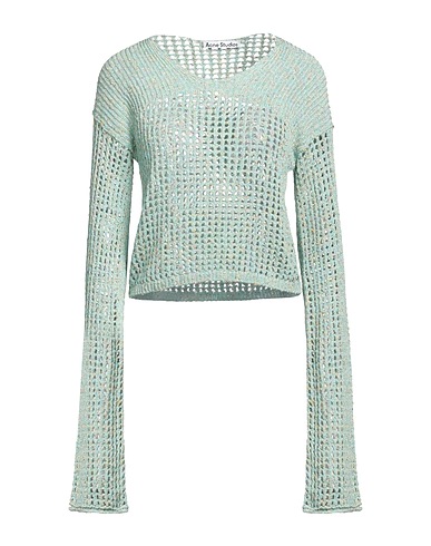 ACNE STUDIOS Jumper Light green 44% Cotton, 37% Viscose, 19% Nylon
