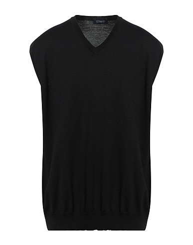 DRUMOHR Sleeveless sweater Black 100% Merino Wool