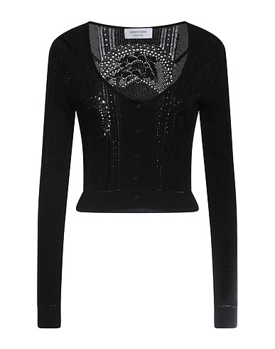 MARINE SERRE Cardigan Black 75% Viscose, 25% Polyamide