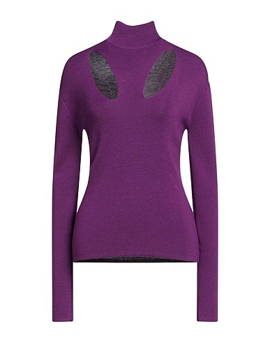 BCBGMAXAZRIA Polo neck Mauve 50% Wool, 50% Acrylic