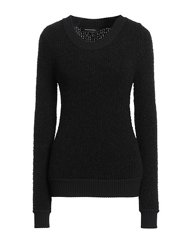 BCBGMAXAZRIA Sweater Black 56% Acrylic, 30% Wool, 13% Nylon, 1% Elastane