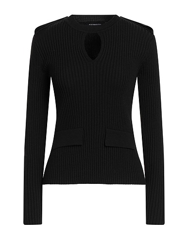 BCBGMAXAZRIA Jumper Black 43% Wool, 43% Acrylic, 14% Nylon