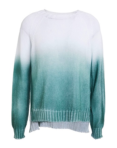 AROVESCIO Pullover Grün 100% Organische Baumwolle