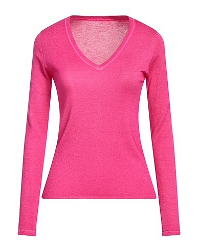 MAJESTIC FILATURES Cashmere blend Fuchsia 100% Cashmere