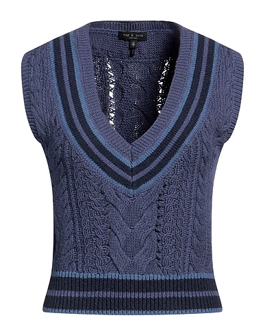 RAG & BONE Jumper Slate blue 81% Cotton, 19% Nylon