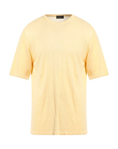 ROBERTO COLLINA Pullover Giallo pastello 100% Lino
