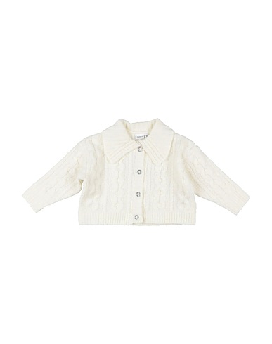 NAME IT® Cardigan Ivory 50% Recycled polyester, 29% Polyester, 13% Acrylic, 5% Wool, 3% Elastane