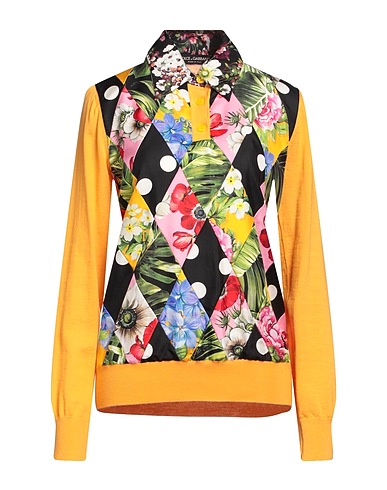 DOLCE&GABBANA Jumper Mandarin 50% Cashmere, 43% Silk, 7% Polyamide