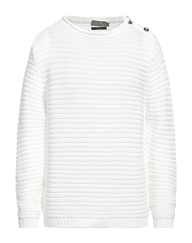 CANALI Jumper White 100% Cotton