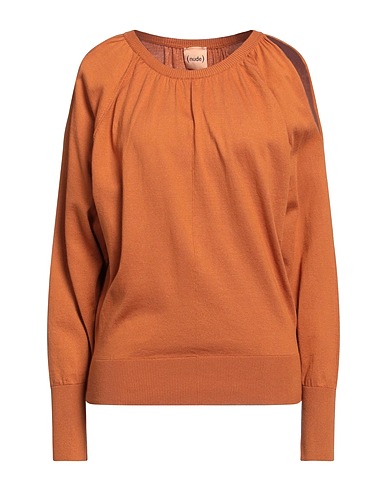 NUDE Pullover Marrone Cotone