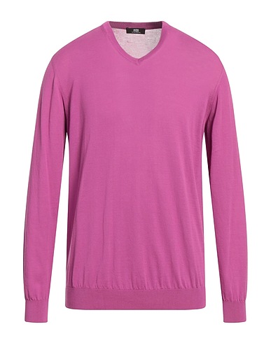 ALPHA STUDIO Jumper Mauve 100% Sea island cotton