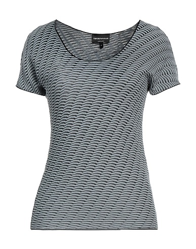 EMPORIO ARMANI Jumper Slate blue 81% Viscose, 19% Polyester