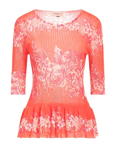 TWINSET Jumper Orange 82% Cotton, 18% Polyamide