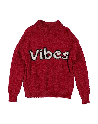 DIXIE Polo neck Red 57% Acrylic, 18% Wool, 16% Polyamide, 9% Mohair wool