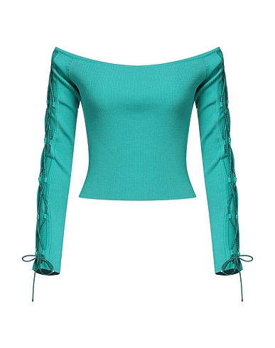 GIUSEPPE DI MORABITO Sweater Turquoise 88% Cotton, 12% Elastane