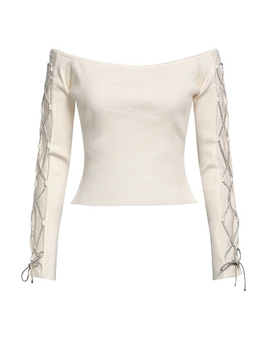 GIUSEPPE DI MORABITO Jumper Ivory 88% Cotton, 12% Elastane