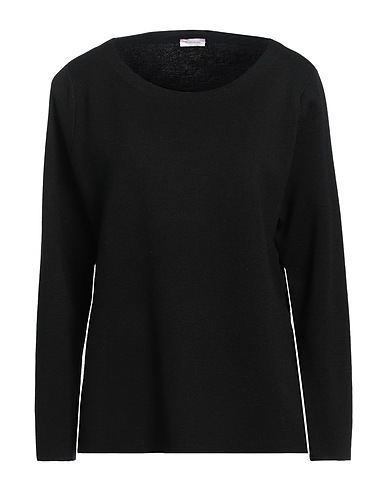 ROSSOPURO Sweater Black 100% Merino Wool