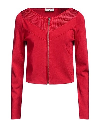 TWINSET Cardigan Red 85% Viscose, 13% Polyester, 2% Elastane