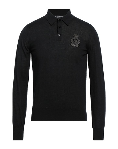 DOLCE&GABBANA Cashmere jumper Black 100% Cashmere, Brass, Cotton, Silk, Synthetic fibers