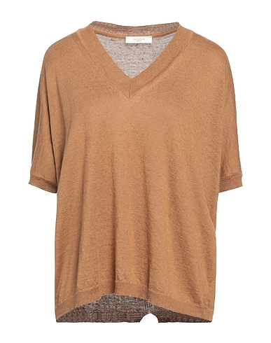 ZANONE Jumper BY SLOWEAR Camel 70% Linen, 30% Cotton