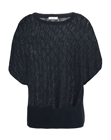 BALLANTYNE Jumper Black 100% Linen