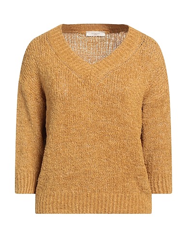 ZANONE Pullover BY SLOWEAR Cammello 90% Lino, 10% Poliestere