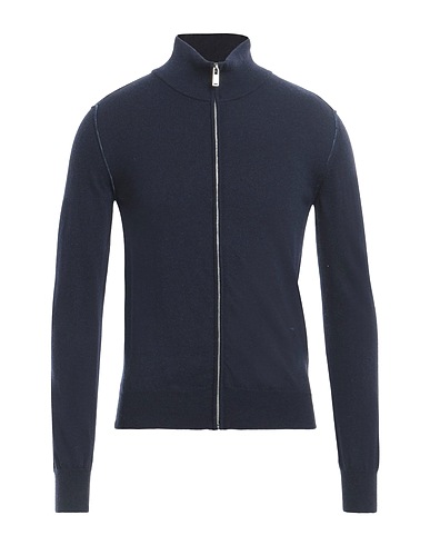 TRUSSARDI Cardigan Midnight blue 35% Polyamide, 30% Viscose, 30% Wool, 5% Cashmere