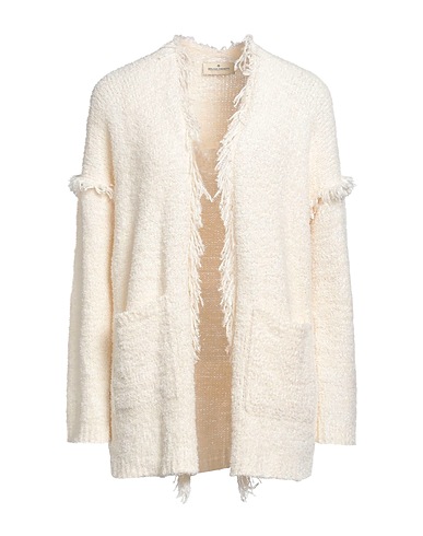 BRUNO MANETTI カーディガン アイボリー コットン 77% / ナイロン 23%