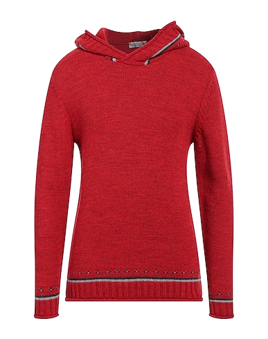 DANIELE ALESSANDRINI HOMME プルオーバー レッド ウール 60% / アクリル 40%