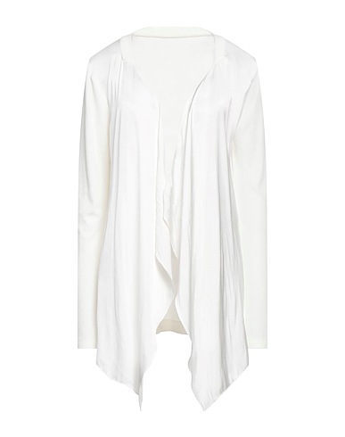 NU Cardigan Off white 96% Other Fibres, 4% Elastane, Polyester, Viscose