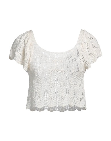 KATE BY LALTRAMODA Pullover Avorio 55% Lino, 45% Viscosa