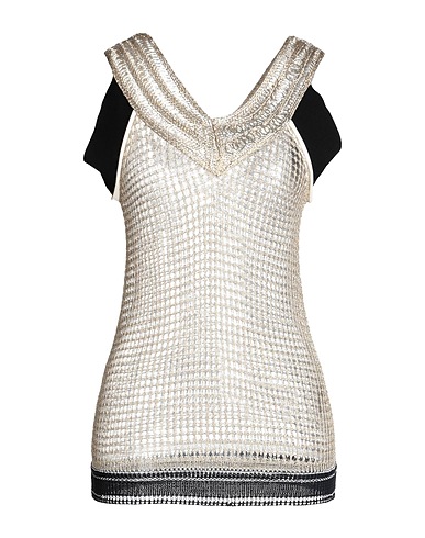 AVIÙ Top Gold 77% Viscose, 17% Metallic Polyester, 4% Cotton, 1% Polyester, 1% Polyamide