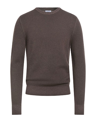MALO Jumper Chocolate brown 100% Virgin Wool