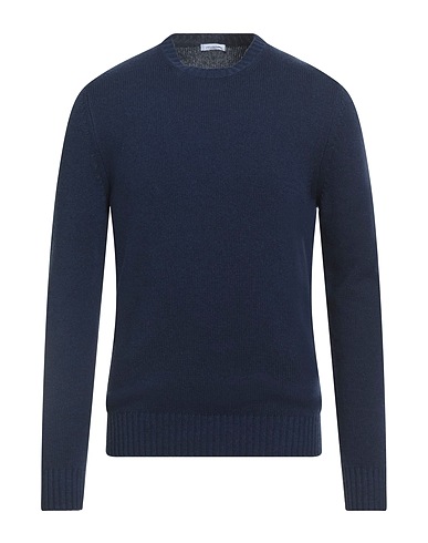 MALO Pullover Blu notte 100% Lana Vergine
