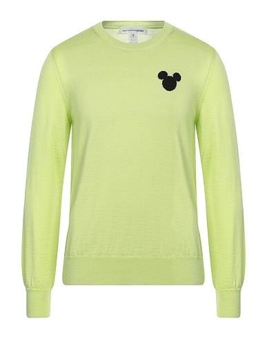 COMME des GARÇONS SHIRT Jumper Lime green 60% Acrylic, 40% Wool