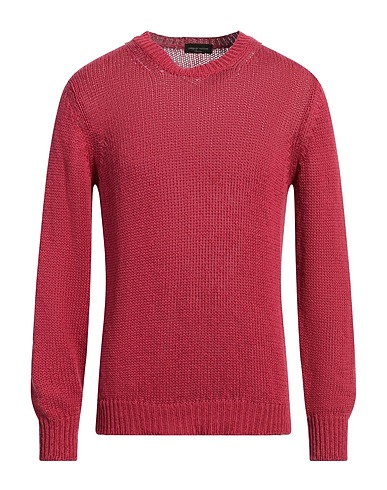 ROBERTO COLLINA Pullover Mattone 77% Cotone, 23% Lino